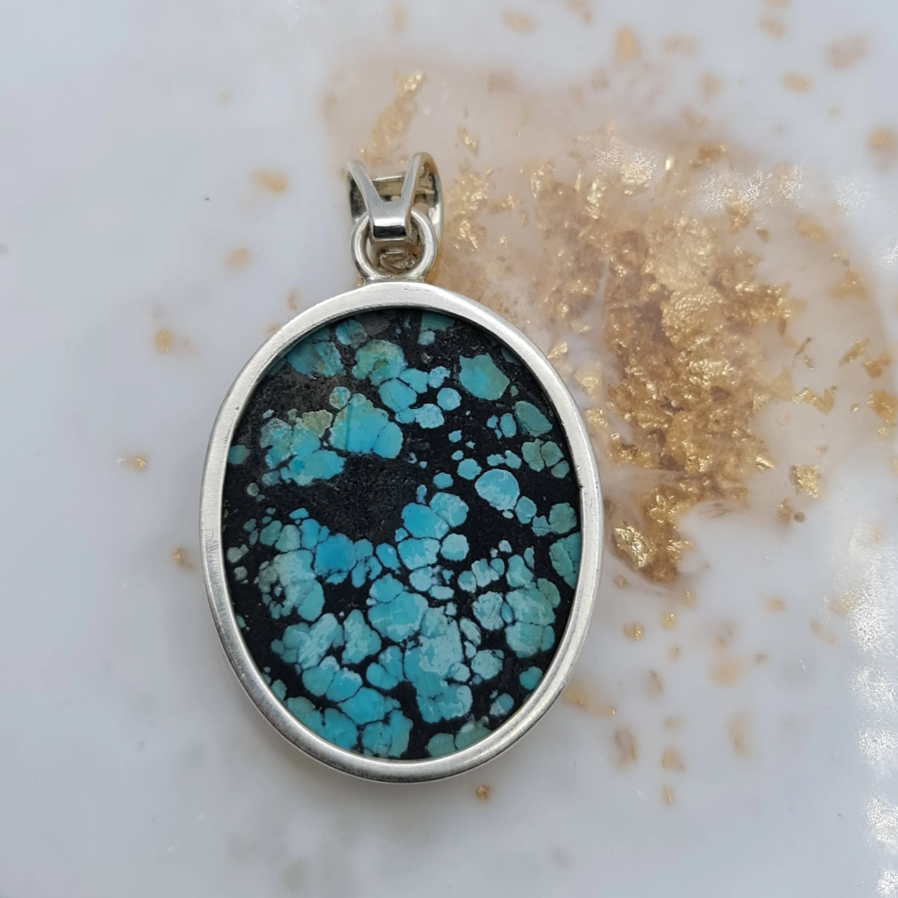 Turquoise Stone pendant large